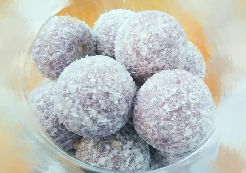 香芋紫薯椰蓉球