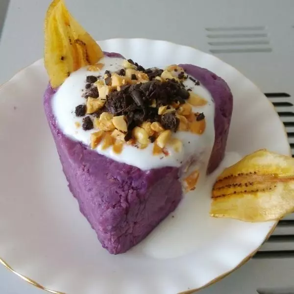 酸奶堅果紫薯泥