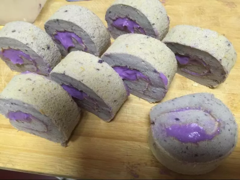 私藏紫薯蛋糕卷