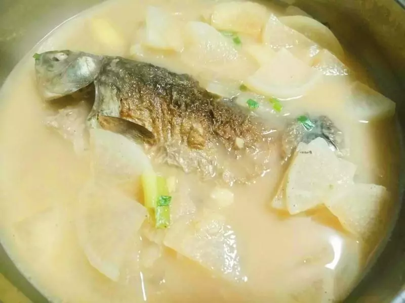 蘿蔔鯽魚湯