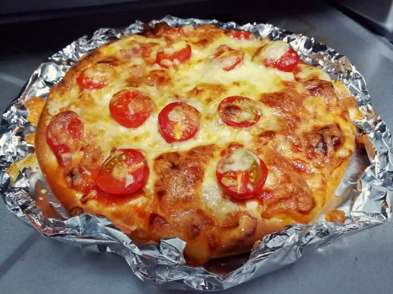 培根番茄重芝Pizza