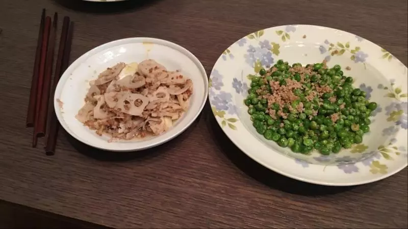 爛肉豌豆＆炒藕