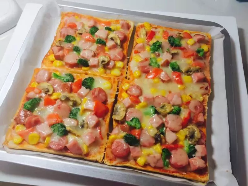 簡易披薩pizza