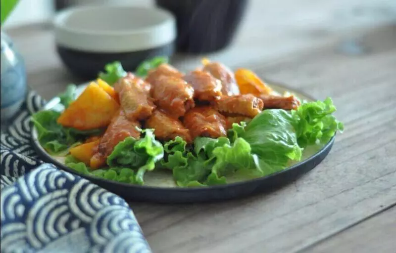 韓式辣椒醬燉雞翅土豆