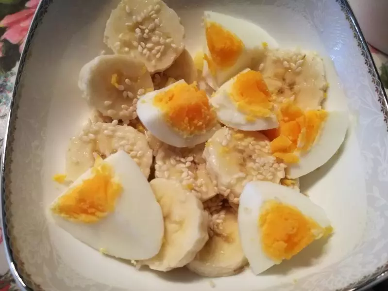 早餐之香蕉雞蛋沙拉