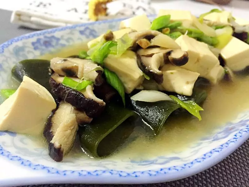 海帶燉香菇豆腐