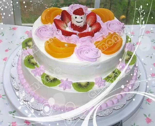 雙層水果蛋糕