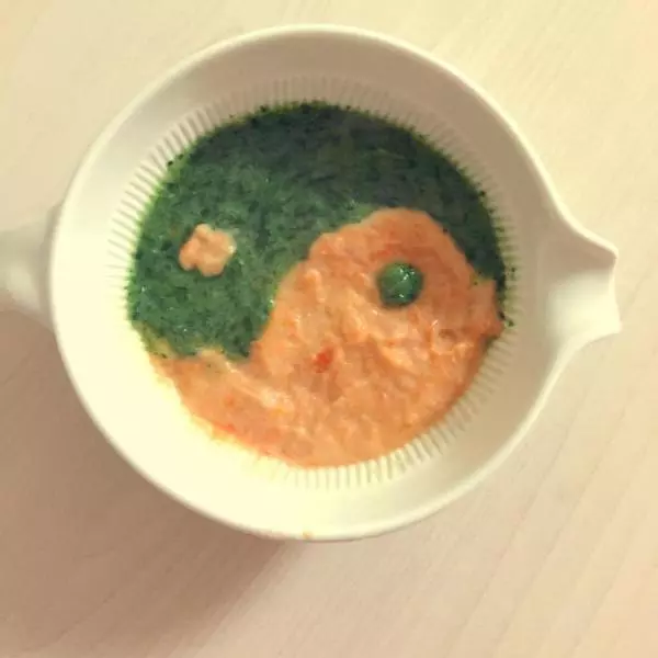 菠菜胡蘿蔔米糊6＋嬰兒輔食