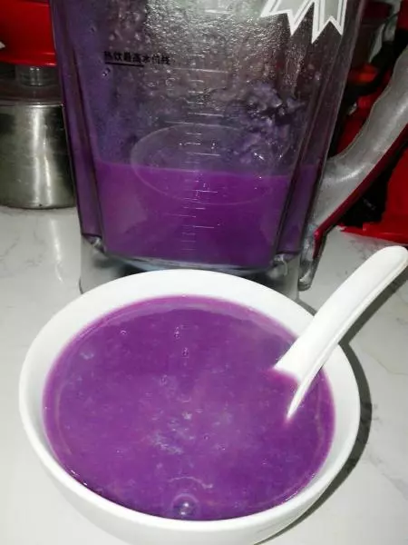 紫薯糯米銀耳粥