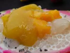 自製椰汁芒果西米露