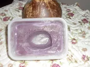 椰香紫薯冰淇淋