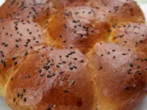 花形紅豆麵包