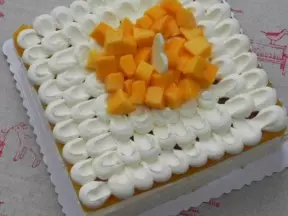 芒果百香果凍芝士蛋糕