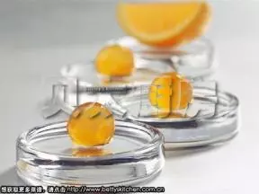 橙味椰果凍