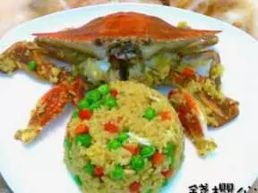 咖喱螃蟹炒飯