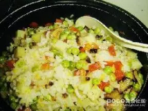 臘肉豌豆飯