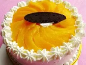 黃桃奶油蛋糕