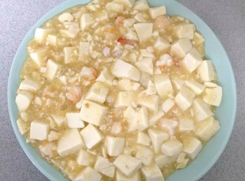 超級簡單版蟹黃豆腐