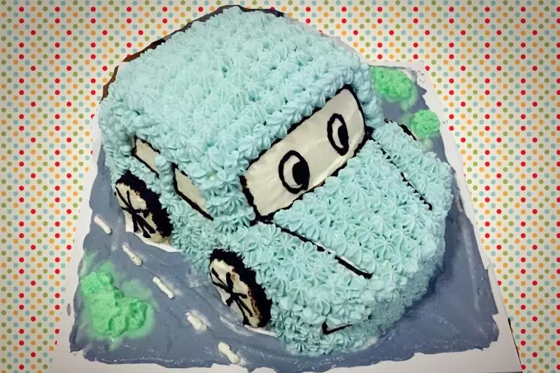 小汽車蛋糕