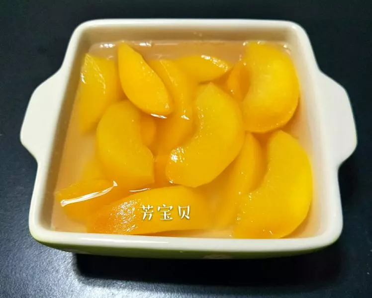 冰爽誘人的自製黃桃罐頭