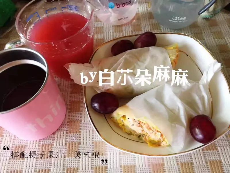 寶寶輔食：三文魚卷餅