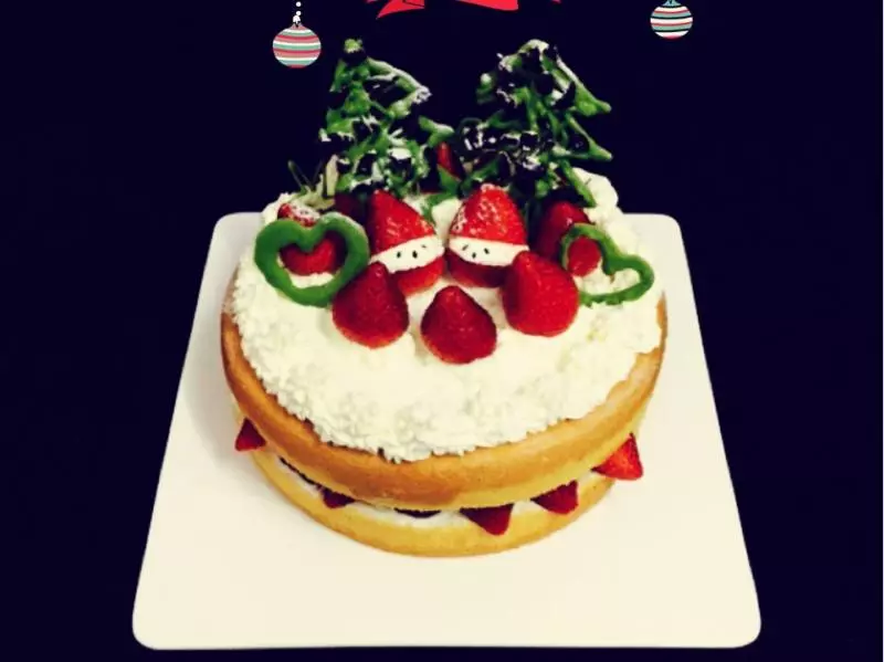 聖誕草莓蛋糕
