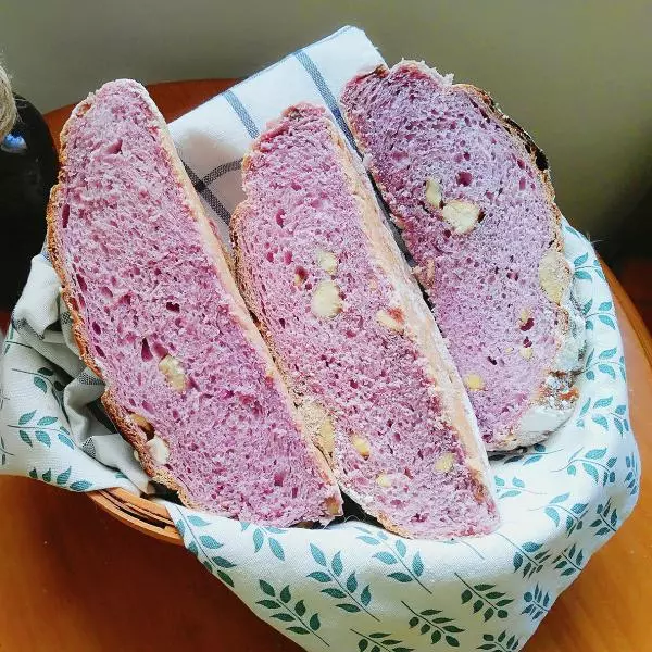 紫薯栗子歐包【無比濕潤柔軟】