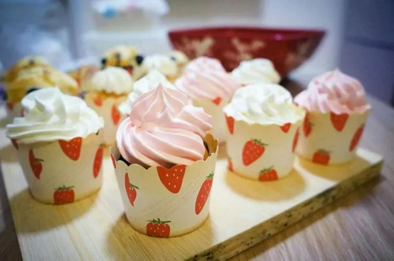 【廚娘養成記】香濃藍莓瑪芬cupcake