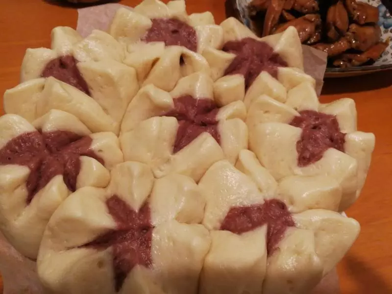 紫薯花饃