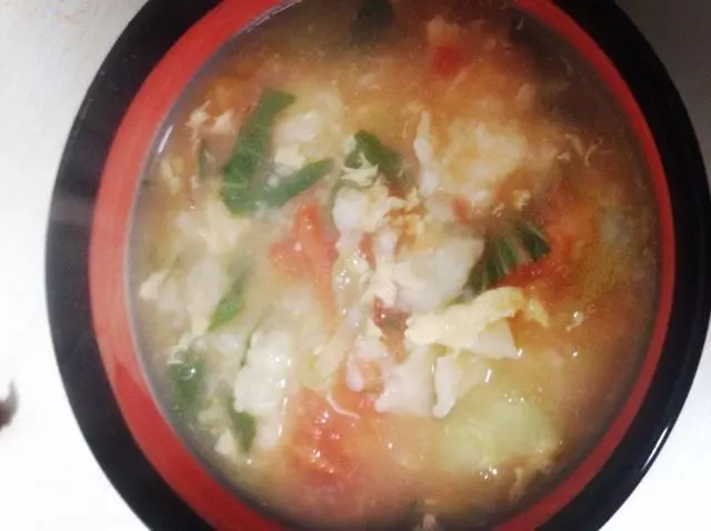 西紅柿疙瘩湯