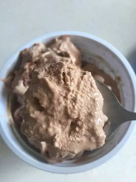 無蛋黃巧克力冰淇淋（糯米粉版）
