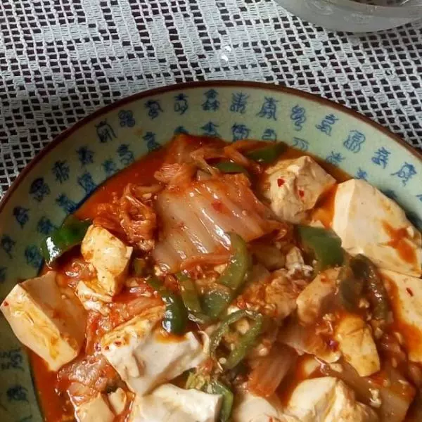 韓國泡菜吃豆腐
