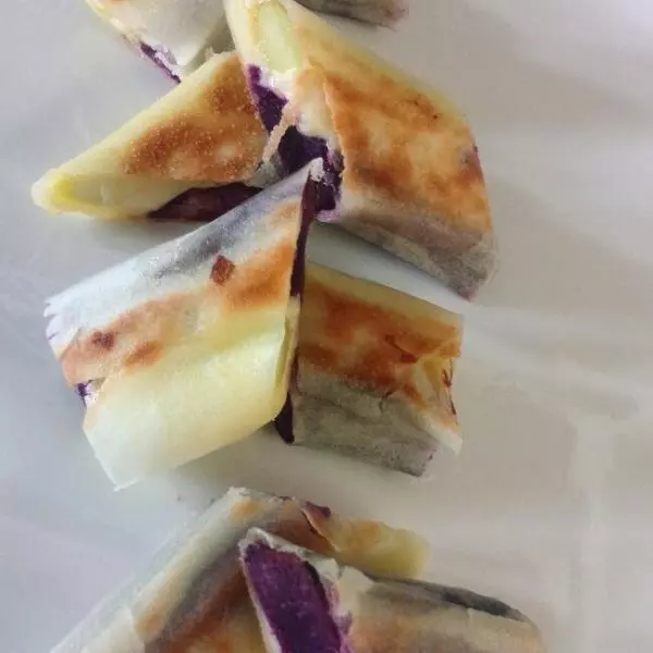 蘆筍芝士紫薯卷