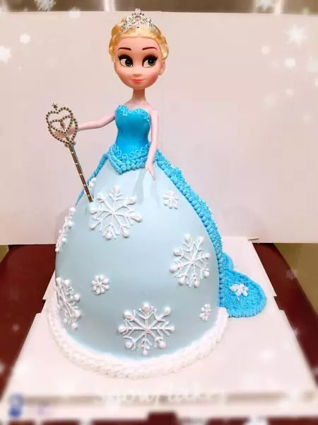 冰雪女王蛋糕