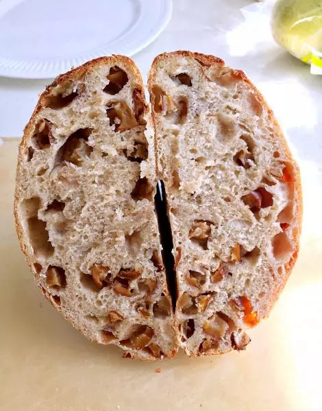 天然酵種麵包6: 蘋果肉桂麵包