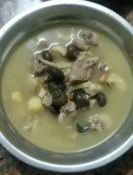 田螺雞煲湯