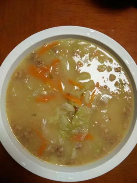 肉沫白菜湯