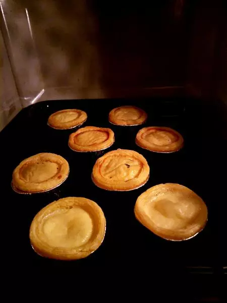 微波爐烤蛋撻