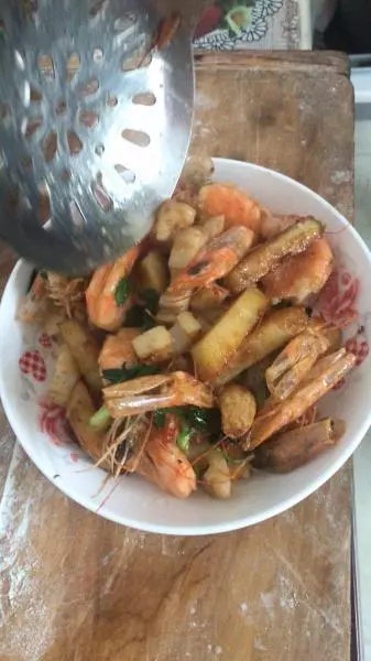干鍋土豆蝦