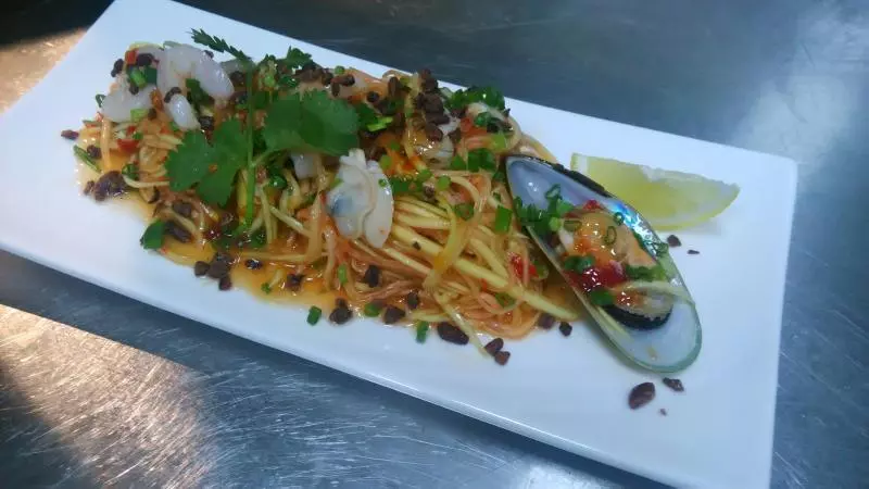 泰式海鮮木瓜沙拉
