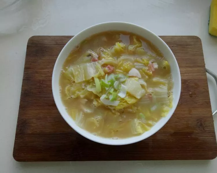 海鴨蛋白菜湯