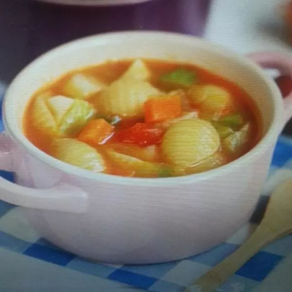蔬菜意面濃湯