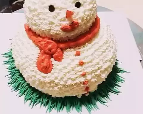 雪人蛋糕