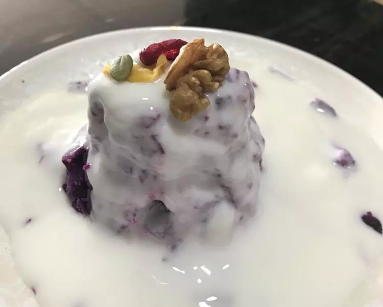 堅果紫薯酸奶