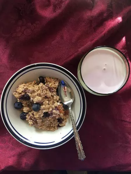 營養早餐之藍莓芝士燕麥