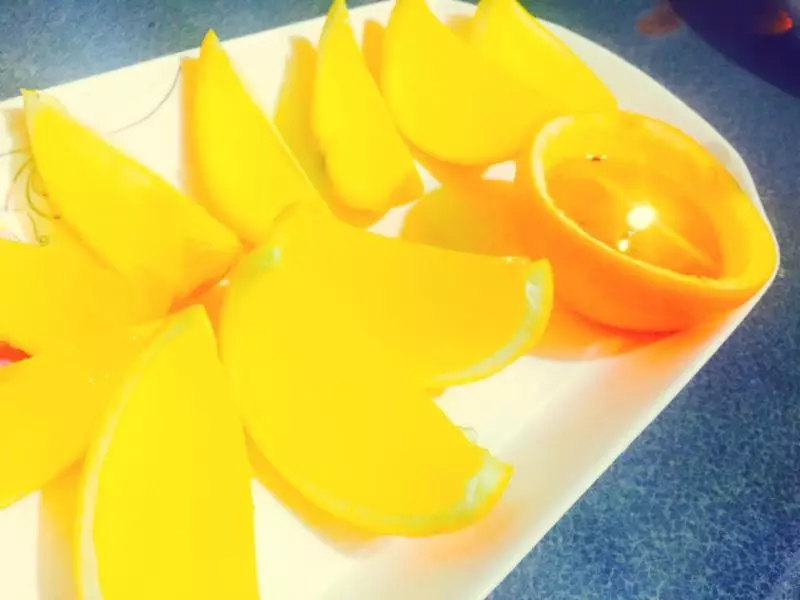 香橙果凍+小橘燈（創意手工）