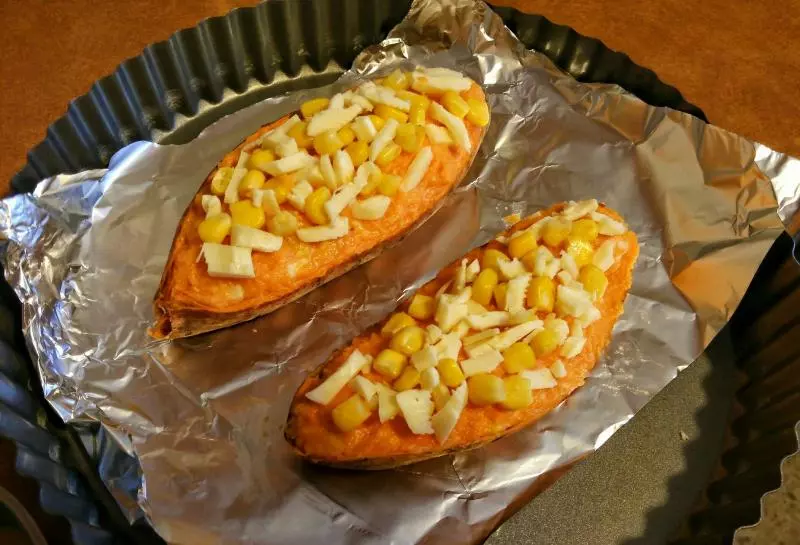 芝士玉米焗紅薯
