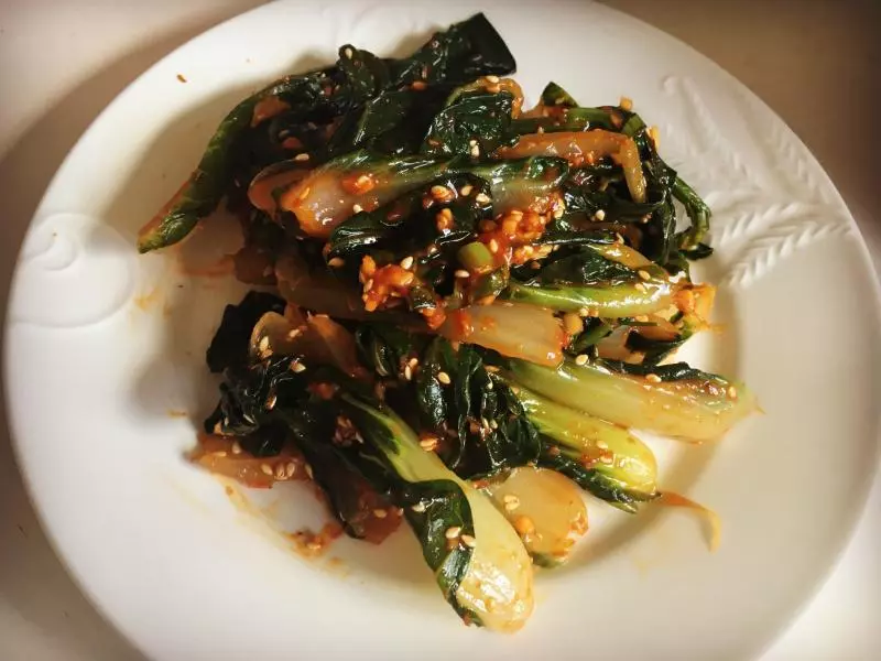 韓式大醬拌小白菜