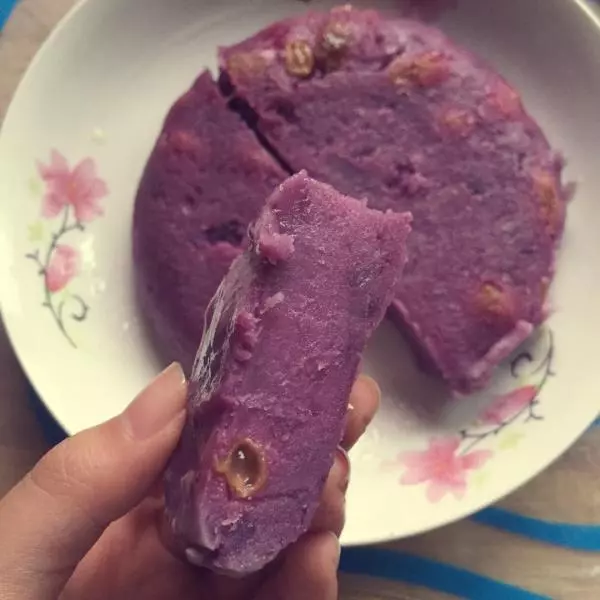 紫薯奶糕！