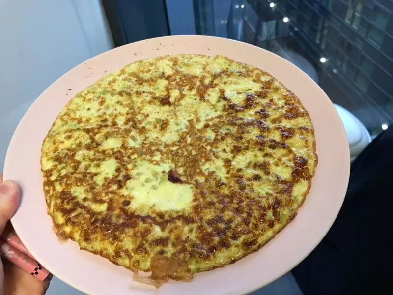 芹菜歐姆蛋 vegetarian omelette